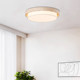 Natural Yellow Cave Stone Bedroom Ceiling Lamp, Cream-Colored, Vintage Wabi-Sabi Style, Simple Children's Room Lamp, Room Study Master Bedroom Lamp