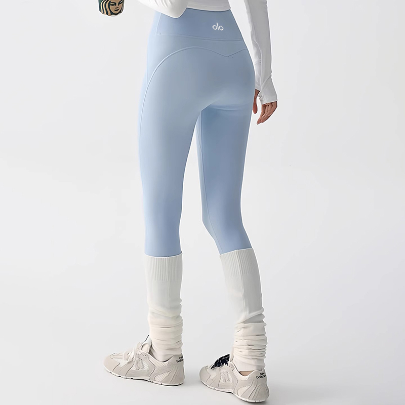 American Sport Yoga Pants Peach Lift Tight-Fitting Fitness Running Sports Pilates Training Elastic Long Pants for Women