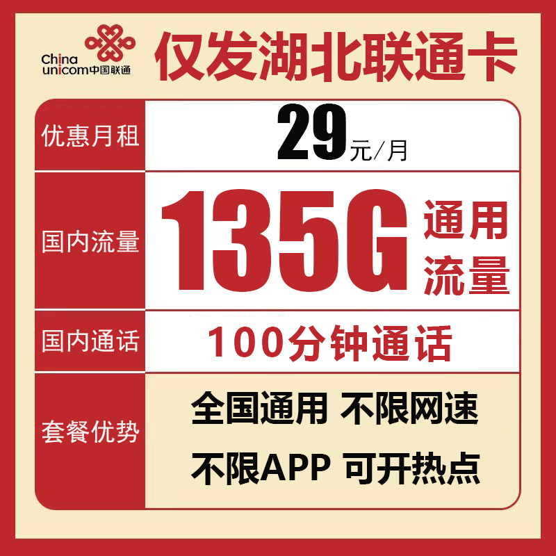 湖北联通4G/5G流量卡大王卡：武汉人的上网神器，全国不限速畅享无界