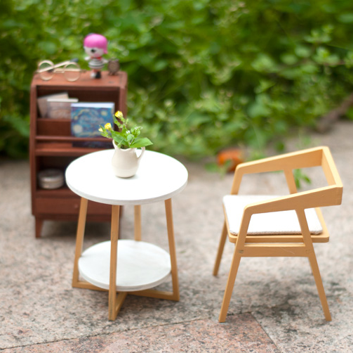 6 min BJD cloth blythe weird azone baby furniture DIY Nordic tea chair material package