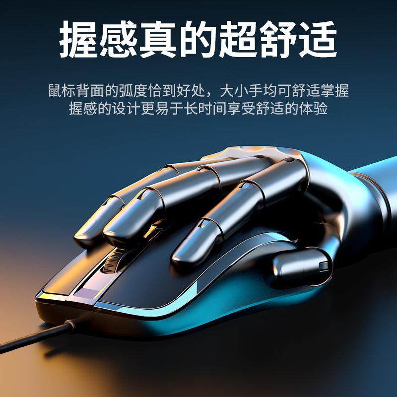 Mouse Wired Silent Silent Office Gaming Desktop Computer USB Notebook Mouse Unisex