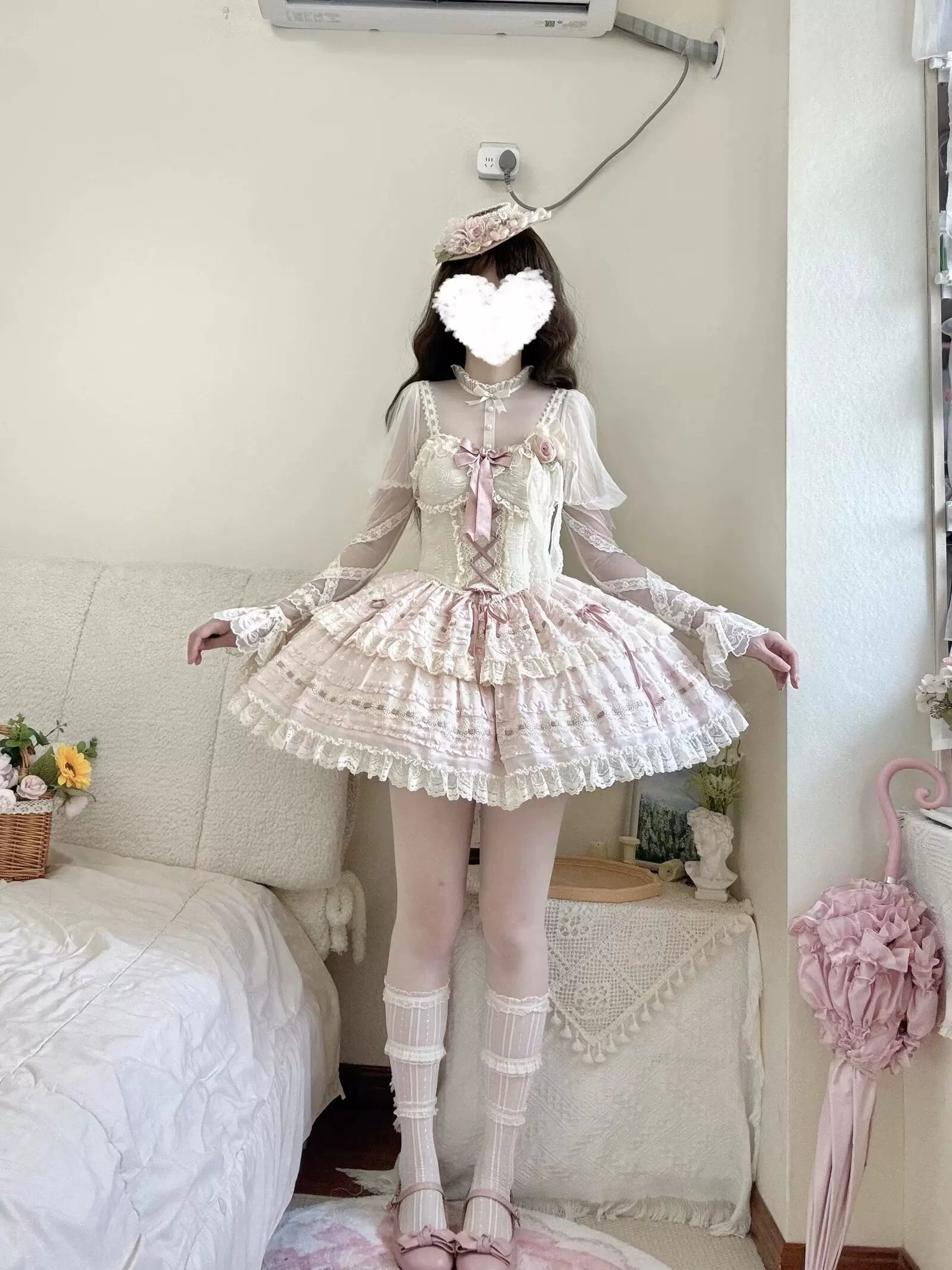 Депозит) оригинальный дизайн Ichizhilamb Chunwuyu JSK трёхцветный балетный стиль Lolita