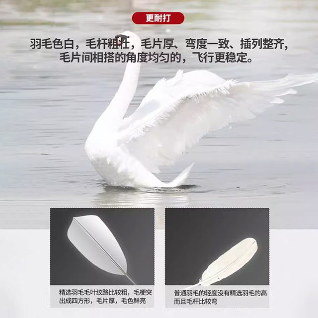 Badminton Goose Feather Durable Training Professional Windproof Flagship Genuine Outdoor Competition Ball Duck Black Feather Durable King Unbreakable