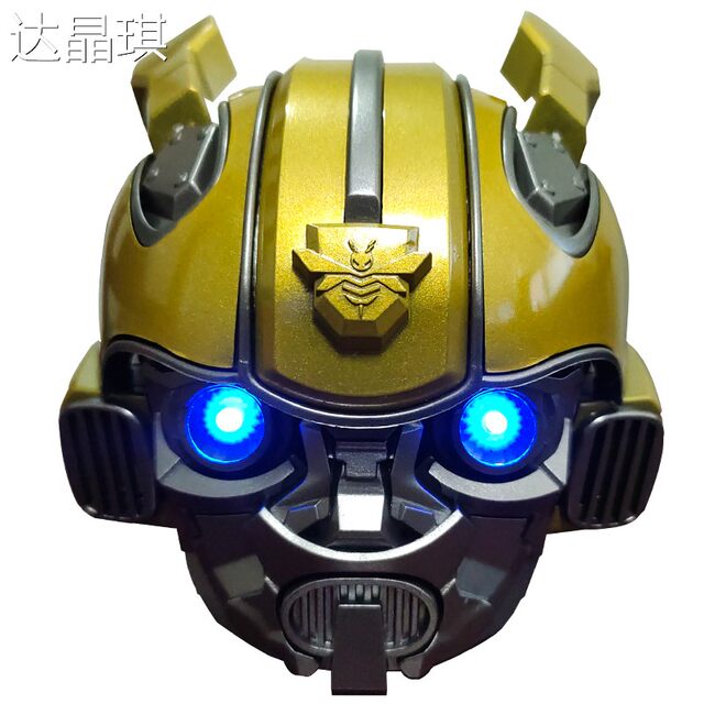 Bumblebee Bluetooth Speaker Wireless Audio System Birthday Gift for Boys Desktop Computer Small Home Use Mobile Phone Iron Man Bed Sheet Pull Cart