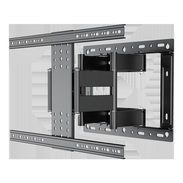 Ultra-thin large-screen TV telescopic rack embedded folding rotating wall bracket universal universal wall rack bed sheet pull cart