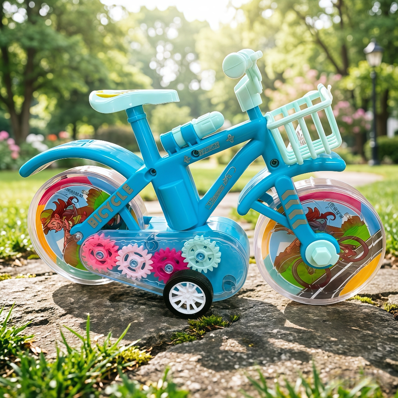 Internet Celebrity Style Children's Light-Up Gear Inertia Bicycle Creative Bicycle Shared Bicycle Fun Toy Wholesale Internet Celebrity Style Children's Light-Up Gear Inertia Bicycle Creative Bicycle Shared Bicycle Fun Toy Wholesale