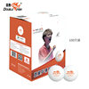 Double Fish Table Tennis Balls One-Star 100-Pack 1-Star Practice Training V40+ Ping Pong Balls for Ball Machines