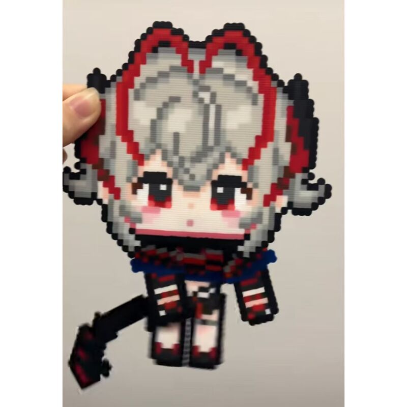 Popular Delta Luna Bead Art Dark Style Shaker Pendant by Mai Xiaowen - Female Doctor Gale Pendant Bag Charm Popular Delta Luna Bead Art Dark Style Shaker Pendant by Mai Xiaowen - Female Doctor Gale Pendant Bag Charm