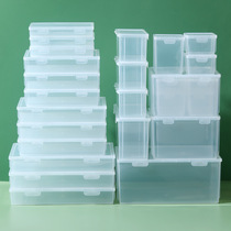 Refrigerator crisper storage box transparent with lid vegetable fruit egg noodles noodles bread freezer box large size large capacity