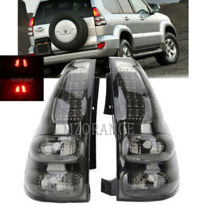Suitable for 03-09 domineering 2700LC120 Prado 4000 black warrior LED taillight brake reversing light modification