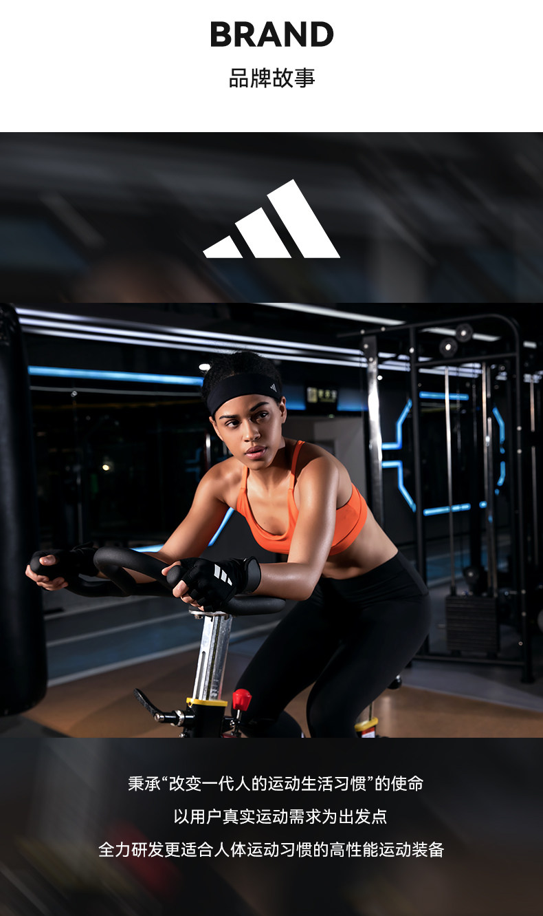 Фитнес-перчатки Adidas черные легкие размер M