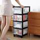 Factory direct sales children's toy storage box transparent multi-layer finishing box storage cabinet book box clothing snack storage cabinet