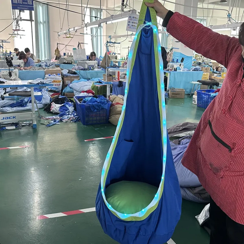 Indoor and Outdoor Children's Fabric Swing Hammock Sensory Training Swing Outdoor Home Courtyard Trendy Swing Hammock