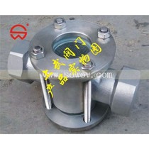 Stainless steel clip-on float sight glass