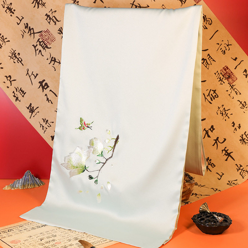 A Suzhou embroidery scarf, Suzhou embroidery shawl, Suzhou embroidery scarf, Suzhou embroidery shawl