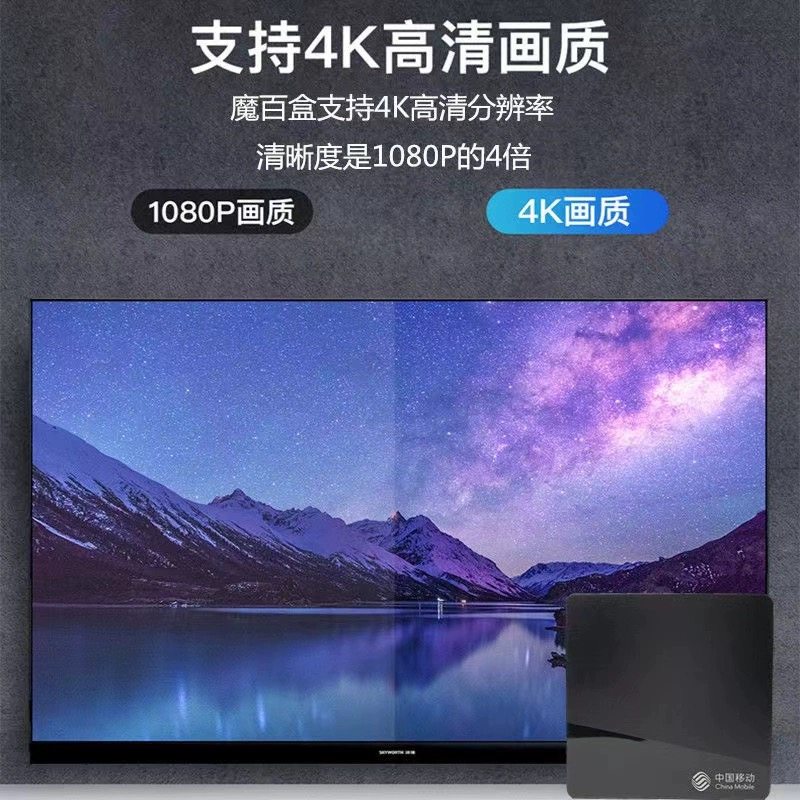 New Internet Tv Set-Top Box 4K Android 5g Wireless Wifi for Elderly Home Use Tv Box with Screen Projection and Full Network Connectivity