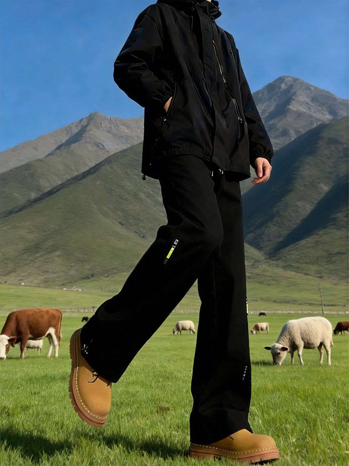 Northeast -40 Degree Cold-Proof Ski Pants for Men, Autumn and Winter Fleece-Lined Assault Pants, Waterproof Outdoor Sports Hiking Pants