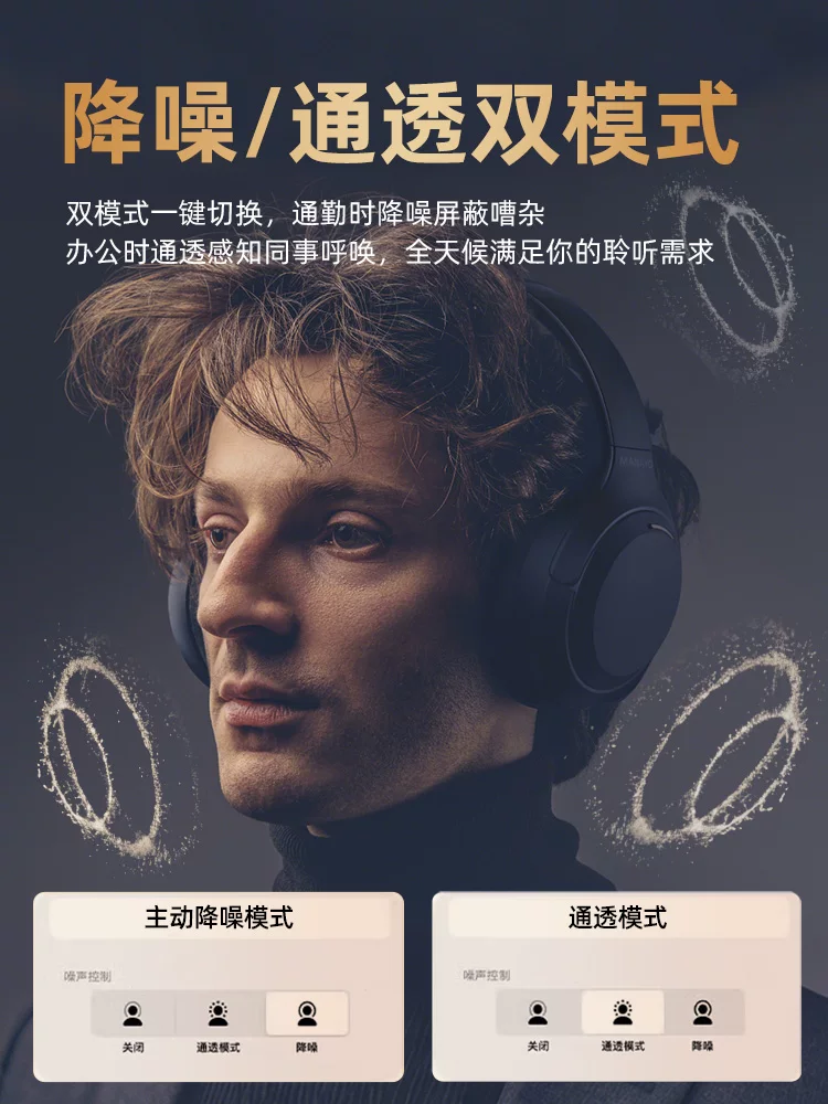 Наушники Bluetooth с активным шумоподавлением, гарнитура на головной установке, проводные и беспроводные, Berlin качество звука с памятью