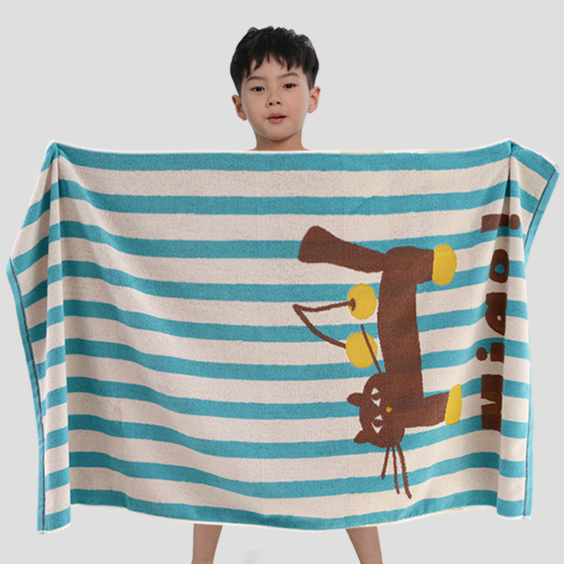 Pure Cotton Children's Bath Towel, 100% Cotton, for Boys and Older Children, Quick-Dry Large Towel for Kids Swimming, Class a Student Pure Cotton Children's Bath Towel, 100% Cotton, for Boys and Older Children, Quick-Dry Large Towel for Kids Swimming, Class a Student