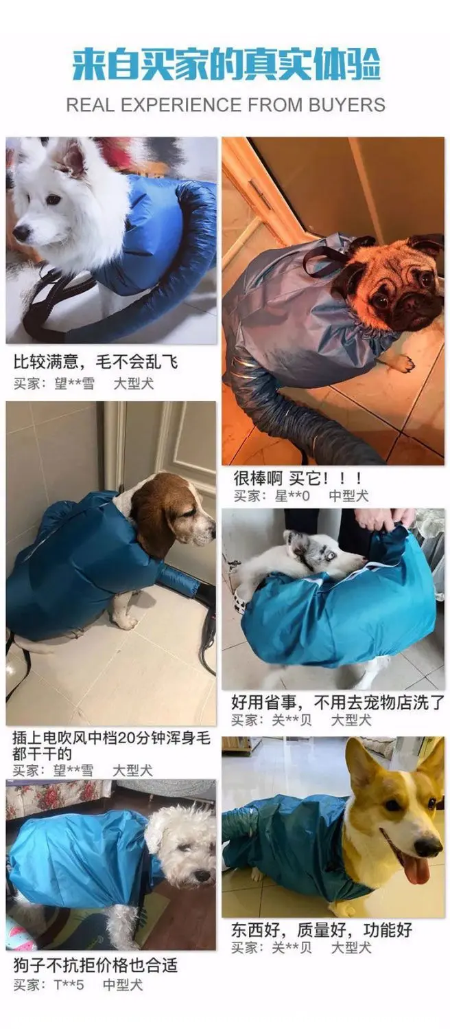ПЭТ сушильный элемент 宠物冬天猫咪洗澡速干袋烘干箱大型犬狗吹毛神器烘干机家用吹风