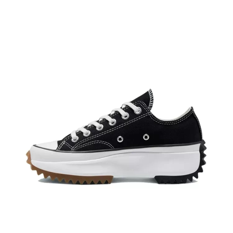 Run Star Hike Classic Height-Increasing Fashionable Trendy Thick-Soled Low-Top Canvas Shoes for Men and Women 168816C