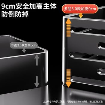 Bathroom storage rack 304 stainless steel storage rack bathroom punch-free toilet toilet toilet supplies wall rack