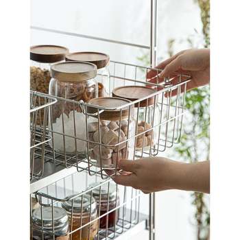 Storage bk09k3 stainless steel f769jss7 storage basket bathroom storage 4 basket desktop basket kitchen storage basket miscellaneous