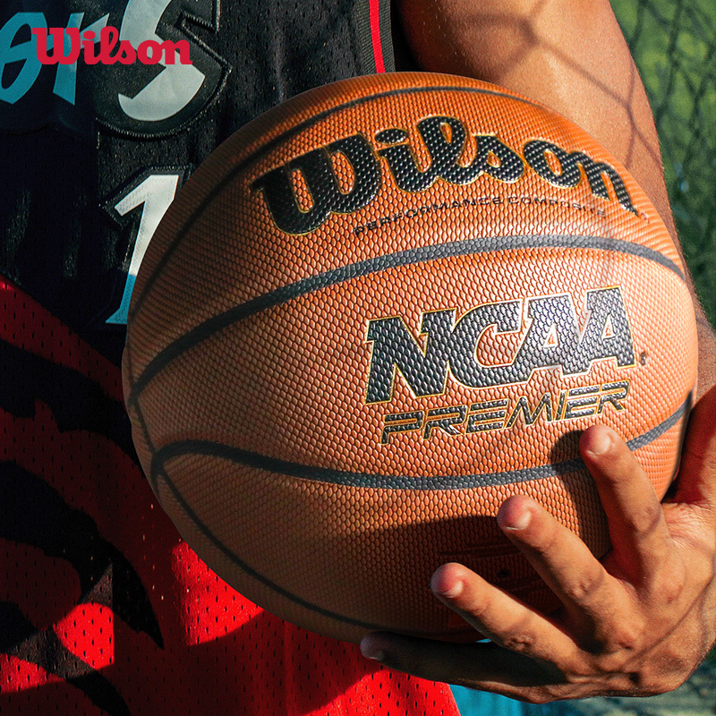 Wilson Dust-Proof, Non-Slip, Sweat-Absorbent, Wear-Resistant No. 7 Competition Ribbed Leather Wb623 Moisture-Absorbing Pu Basketball