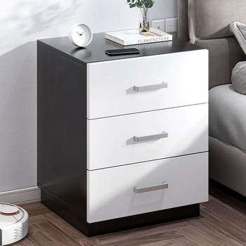 Yijiada bedside table modern simple household light luxury simple bedroom bedside small storage rack mini storage cabinet