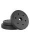 Iron Weight Plates, Solid Eco-Friendly Dumbbell Plates, Full Weight Rubber-Coated Small Hole Barbell Plates for Fitness Weightlifting