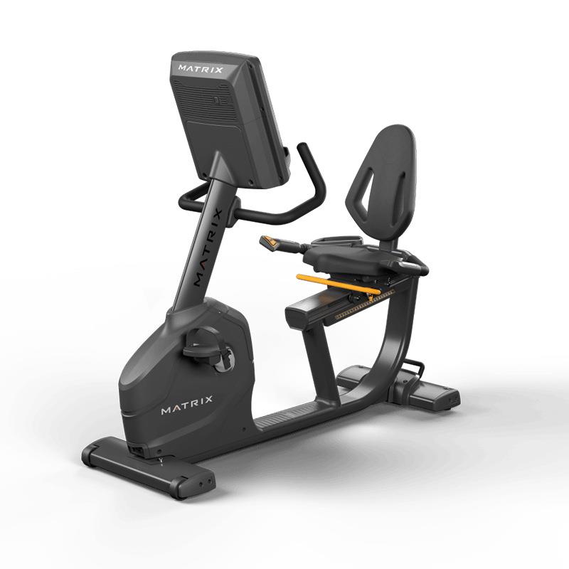 Exercise bike R-ES-TOUCH-02 luxury household horizontal spontaneous electromagnetic control fitness spinning bike