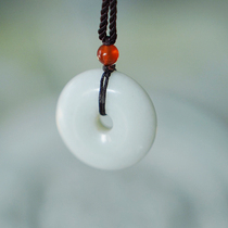 Origin: Lantian shipped: Lantian jade safety buckle warm luster 9 9