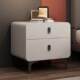 Light luxury solid wood bedside table creative simple modern narrow edge round 2025 new small cream style storage new product