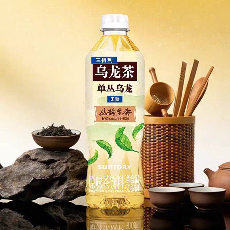 【新商品発売】サントリー 単叢烏龍茶 無糖飲料 500mlボトル