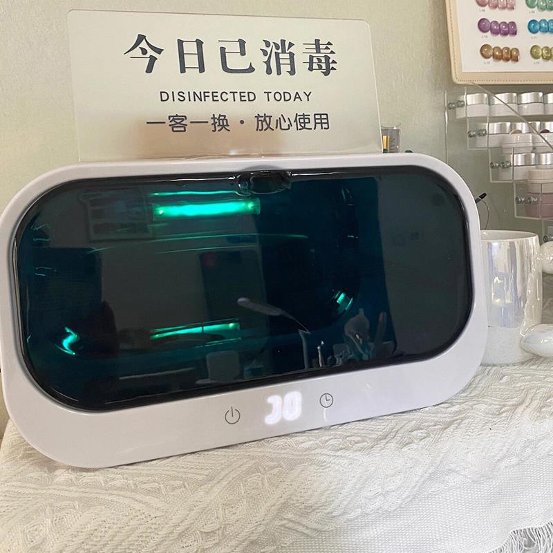 Nail salon disinfection cabinet tool box mini machine beauty salon ear tattoo embroidery hairdressing scissors towel UV