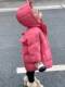 Girls' Super Good-looking Lightweight Down Jacket 2024 New Fashionable Winter Baby Girl Over-the-Knee Mid-Length Thickened Jacket