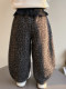 [One-Piece Fleece]Girls' Fleece-Lined Pants 2025 Autumn and Winter New Style Super Cute Children's Thin Fleece Leopard Print Casual Pants