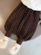 [One-Piece Fleece]Girls' Super Cute Fleece-Lined Pants 2025 Autumn and Winter New Stylish Thin Fleece Polka Dot Casual Sweatpants