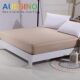 Auxinu All-Cotton Solid Color Bed Sheet Single-Piece Simmons Mattress Protective Cover Plain Children Customized