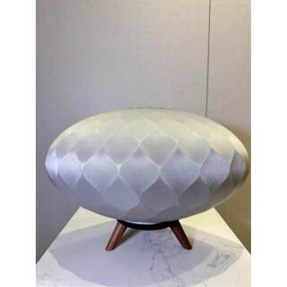 [Miki]适用于B&W宝华卫健灯楔实木金属托盘桌面音响支架