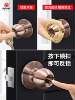 Universal Stainless Steel Ball-Shaped Door Lock for Home Use, Suitable for Wooden Doors, Old-Style Room Round Lock, Indoor Door Lock