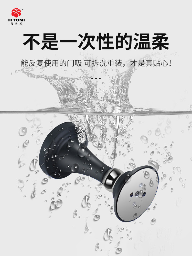 Door Stopper, No Drilling Required, New Strong Magnetic Door Stop, Toilet Door Stopper, Bathroom Door Back Suction Door Holder, Silicone Anti-Collision