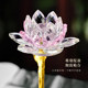 Lotus Crystal Ornaments, Lotus Festival Souvenirs, Lotus Decorations, Light Luxury Living Room Home Furnishings, High-End Living Room Entrance