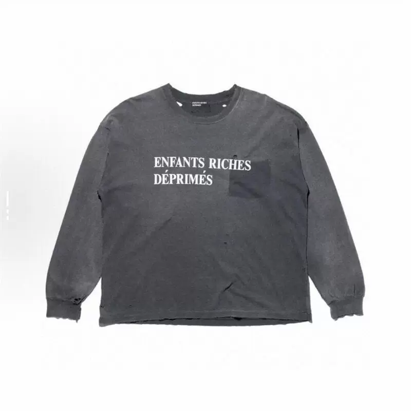 Лонгслив Enfants Riches Deprimes, эффект «washed» и distress, унисекс