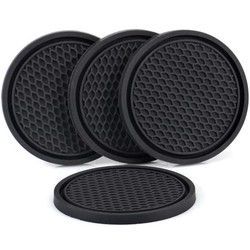 Car Water Cup Mat, Insulated, Creative, Cute, Waterproof, Silicone Storage Tray Mat, Car Interior Decoration Supplies, Car Storage Mat