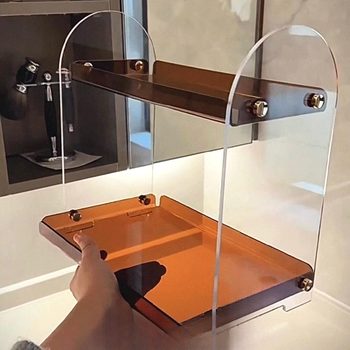 Cosmetic storage stand high-value acrylic washing table