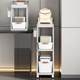 Multifunctional trolley movable living room kitchen organizer household school bag storage shelf book storage shelf