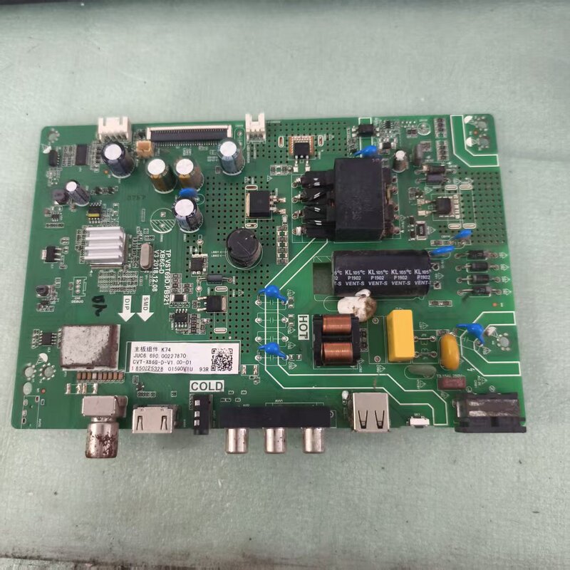 Original Changhong 39m1 Motherboard Tp.Vst69D.Pb921 Component K74 Screen C390X18-E3-P Original Changhong 39m1 Motherboard Tp.Vst69D.Pb921 Component K74 Screen C390X18-E3-P