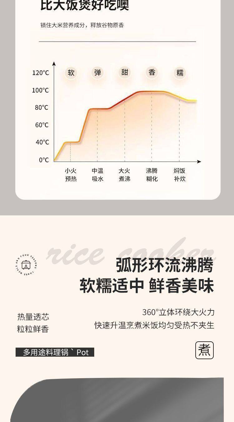 Плиты 德国迷你电子锅家用智能电饭锅多功能全自动学生宿舍快煮锅不沾锅 No brand
