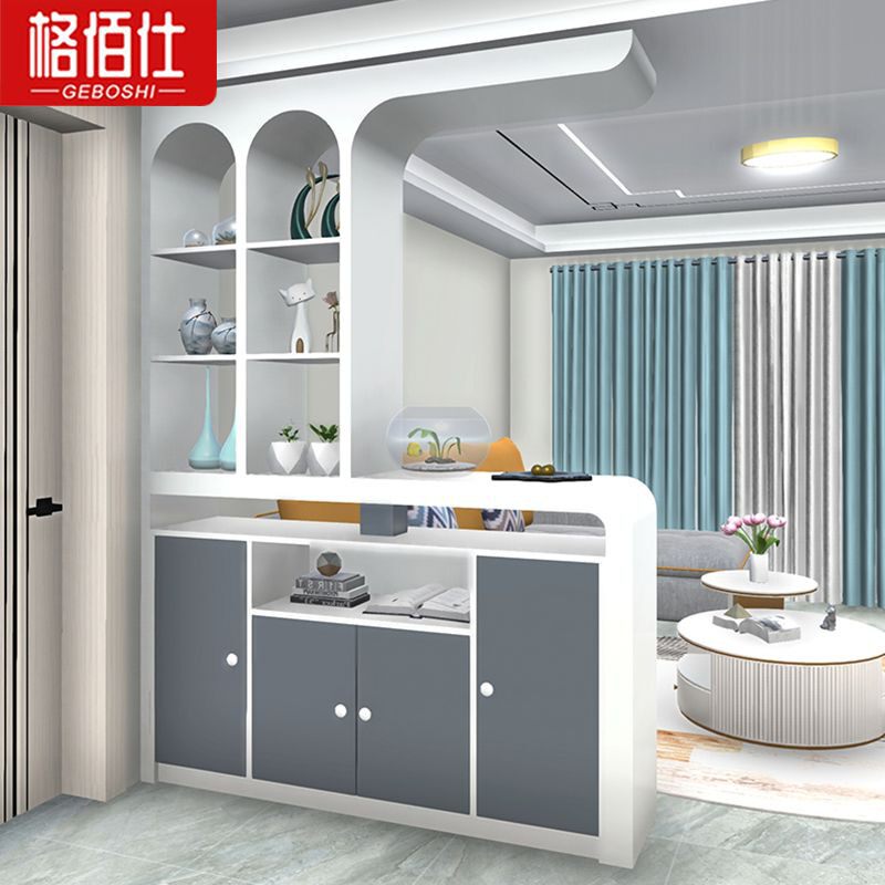 北欧创意入户玄关鞋柜 客厅装饰储物隔断柜 间厅柜 双面屏风定制-淘宝Taobao | 天猫Tmall